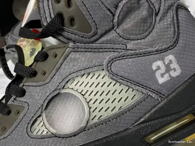 Boostmaster lin x Off-White Black Air CT8480-001 Jordan 5 0505